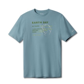 Pánské Tričko Columbia Earth Day Šedé Blankyt HNAFMX789